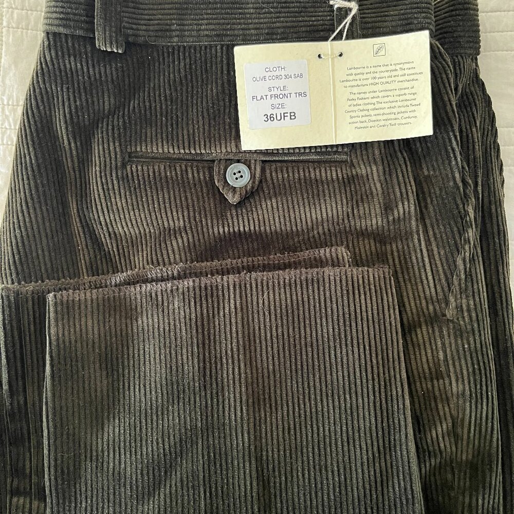men's English corduroy pants